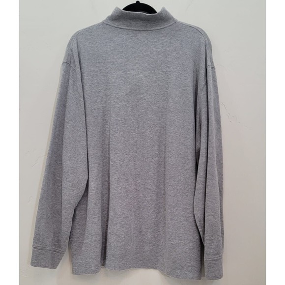 Polo Ralph Lauren 1/4 Zip Sweater Light Grey Pullovers Long Sleeves XXL TTG - Picture 7 of 11